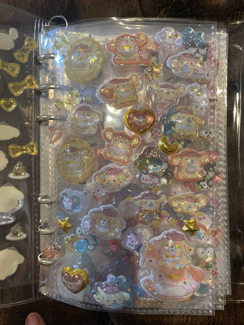 シール帳　 完成品　サンリオ　ボンボンドロップシール　6枚セット