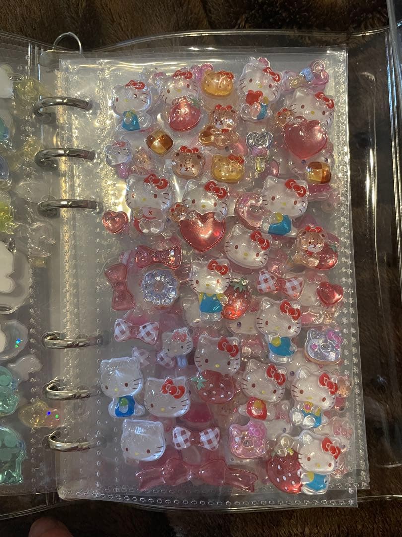シール帳　 完成品　サンリオ　ボンボンドロップシール　6枚セット