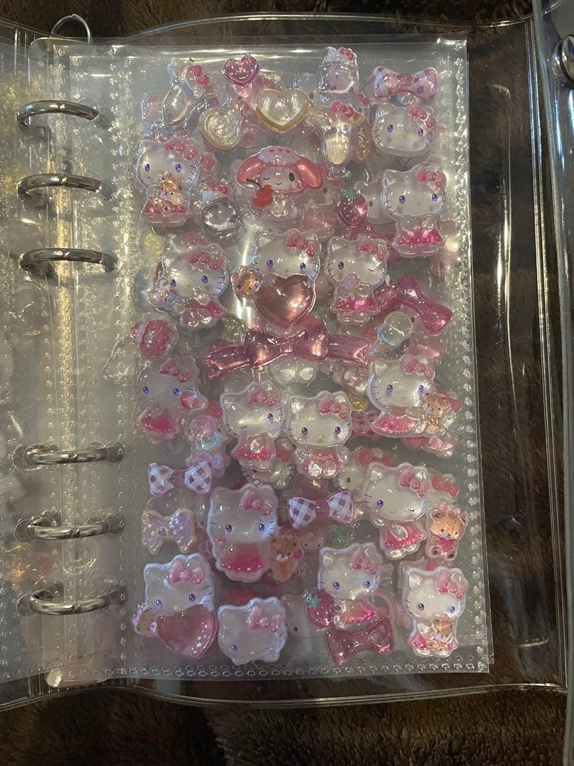シール帳　 完成品　サンリオ　ボンボンドロップシール　6枚セット