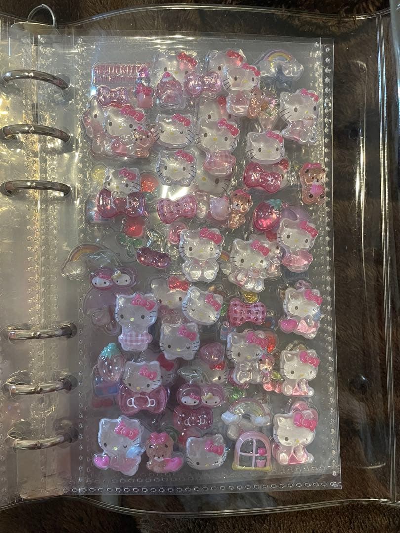 シール帳　 完成品　サンリオ　ボンボンドロップシール　6枚セット