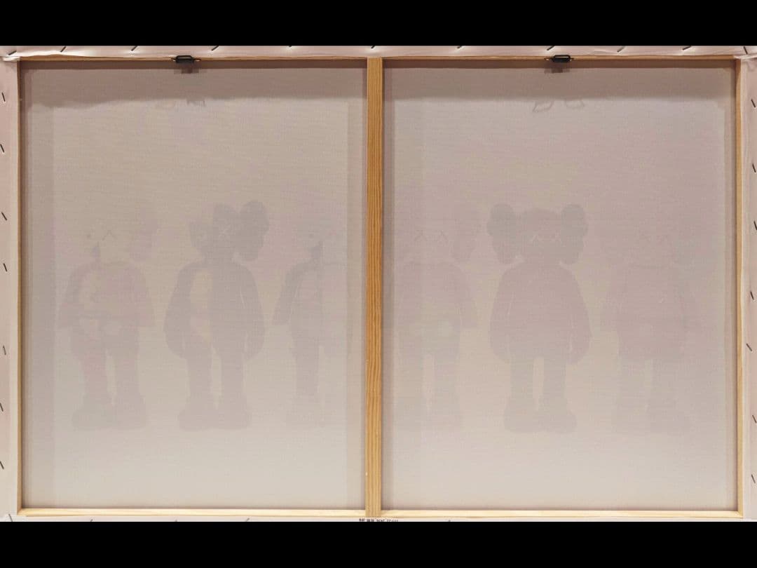 木枠付きキャンバスアート　アートポスター　KAWS インテリア絵画