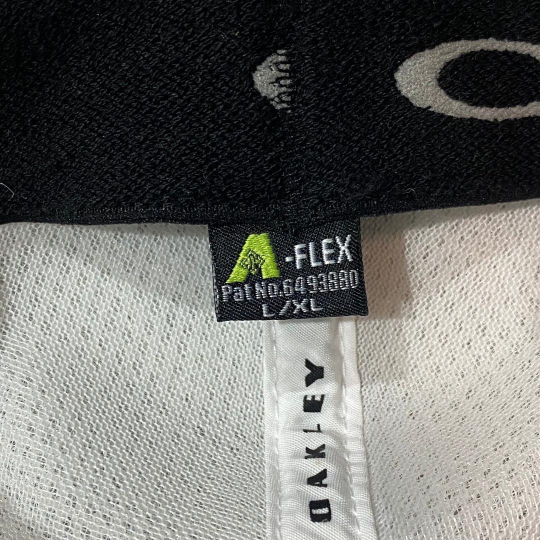 オークリー OAKLEY メッシュ キャップ ブルー L/XL ゴルフ ロゴ柄