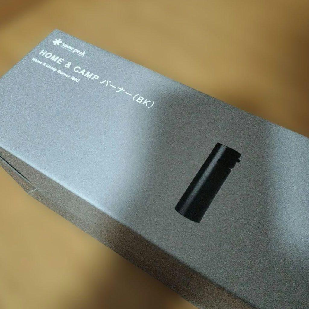 新品未開封 スノーピーク &CAMPバーナー ブラック GS-600BK