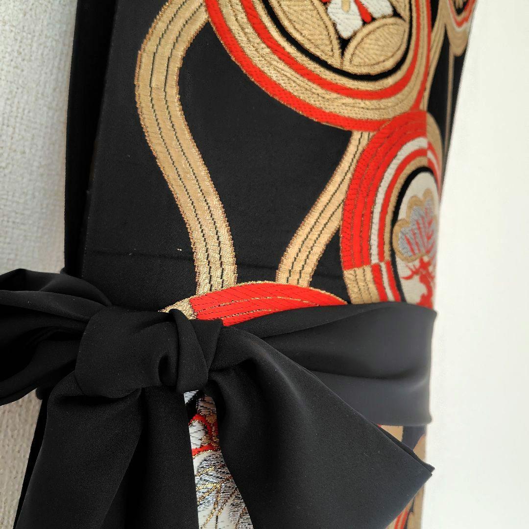 お琴カバー【紋】着物帯 ゆたん油単ハンドメイド 和楽器 正絹 袋帯 生田流山田流