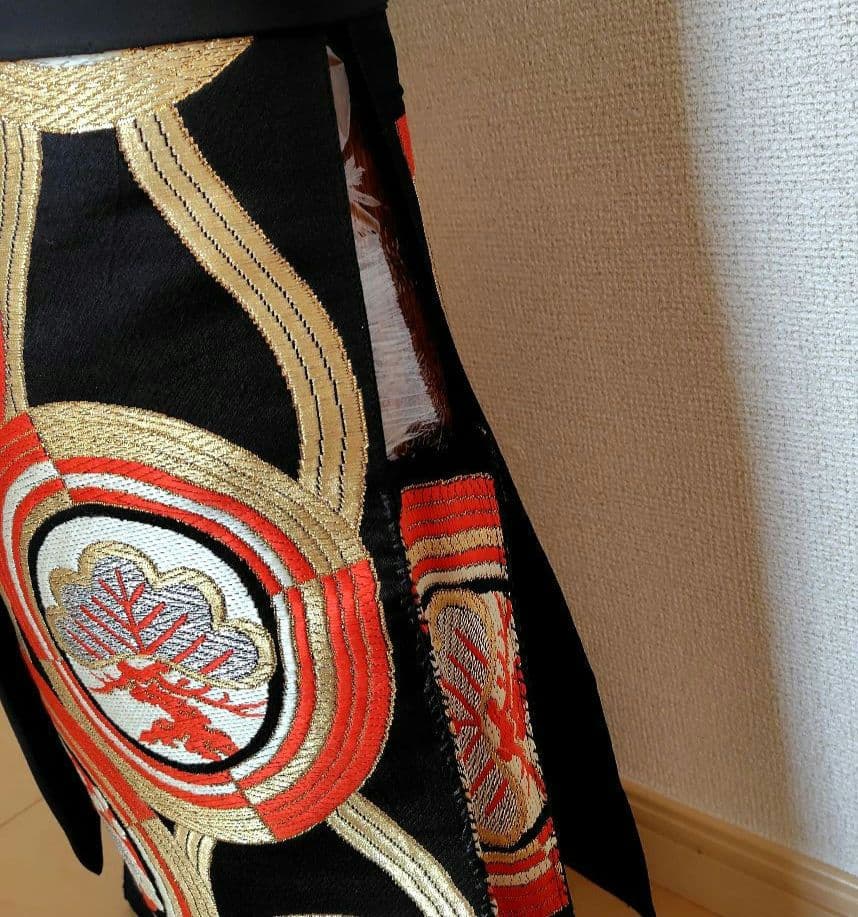 お琴カバー【紋】着物帯 ゆたん油単ハンドメイド 和楽器 正絹 袋帯 生田流山田流