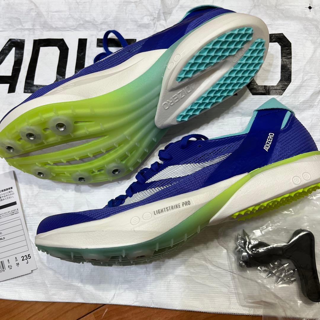 ADIZERO AVANTI 23.5 アディゼロ　アバンチ　新品　ブルー