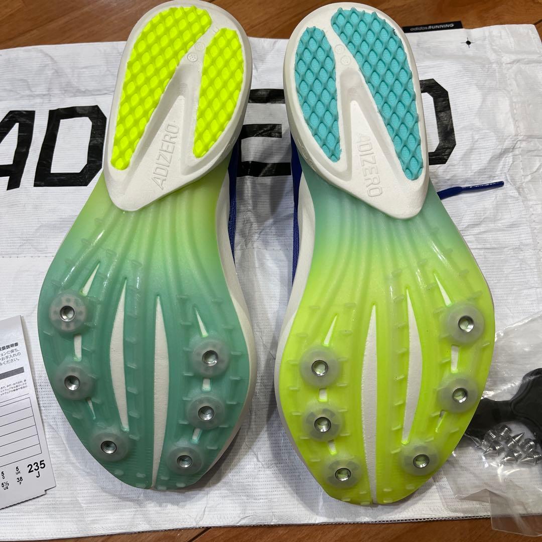 ADIZERO AVANTI 23.5 アディゼロ　アバンチ　新品　ブルー