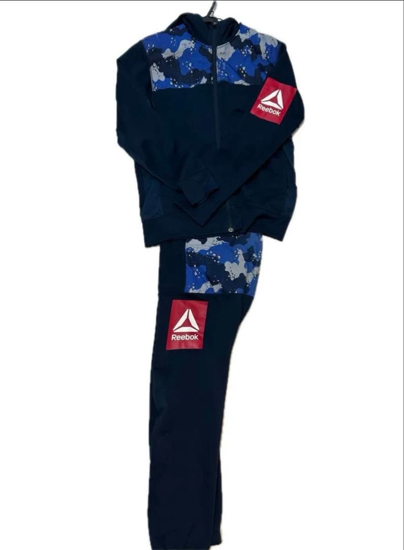 Reebok ジャージ上下セット ネイビー/カモフラージュ