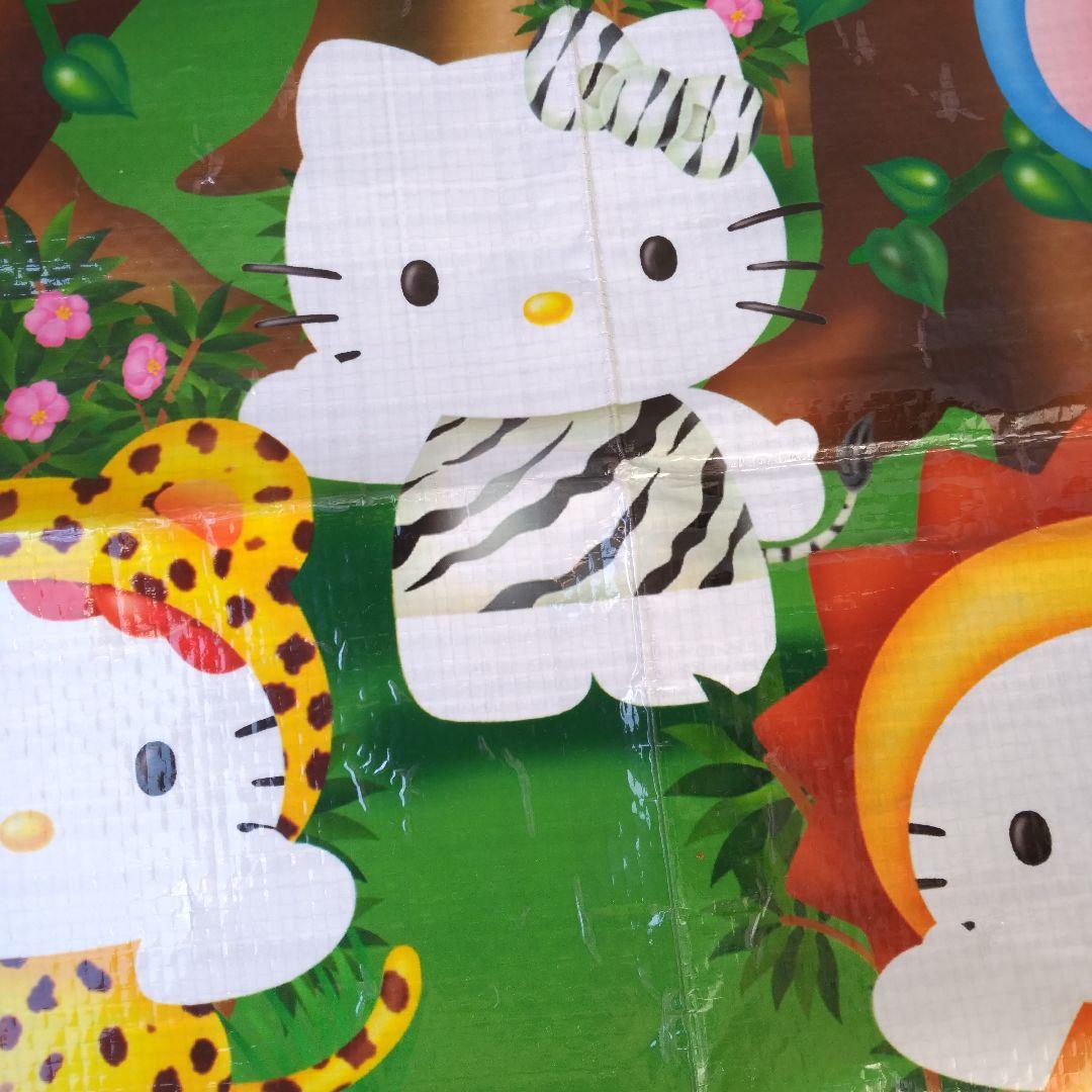 劇レアHELLO KITTYジャングル レジャーシート日本製2000年製