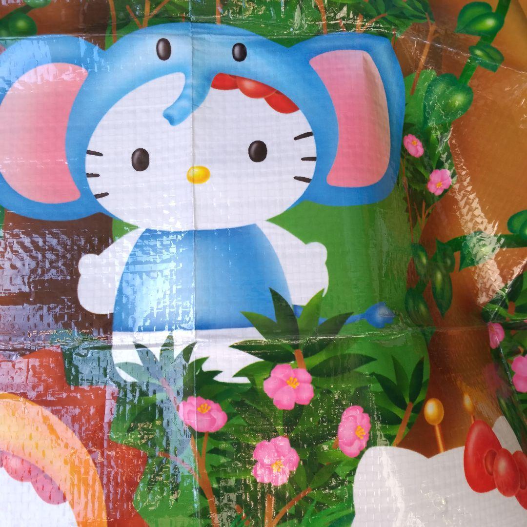 劇レアHELLO KITTYジャングル レジャーシート日本製2000年製
