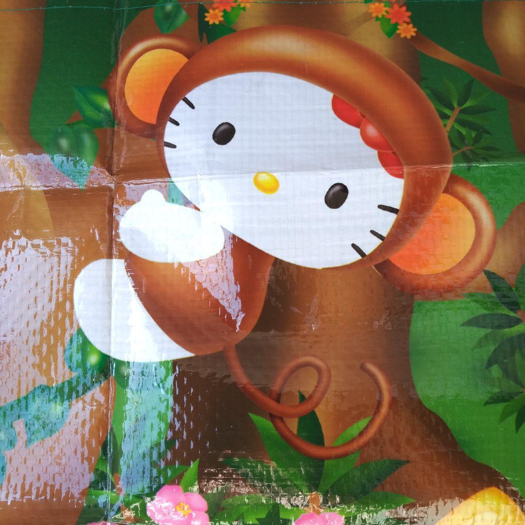 劇レアHELLO KITTYジャングル レジャーシート日本製2000年製