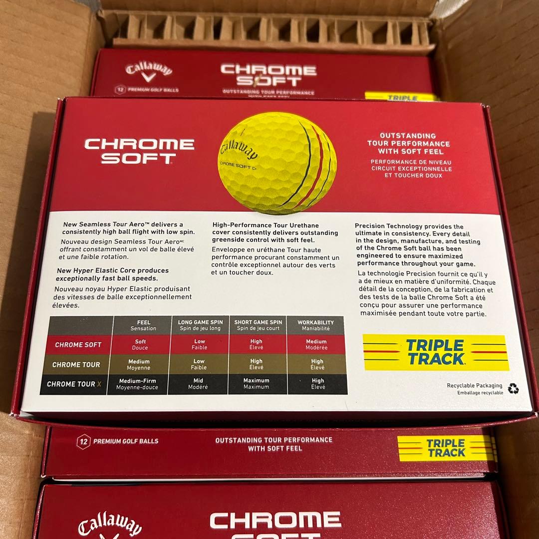 キャロウェイ(Callaway)ゴルフボール CHROMESOFT24 1ダース