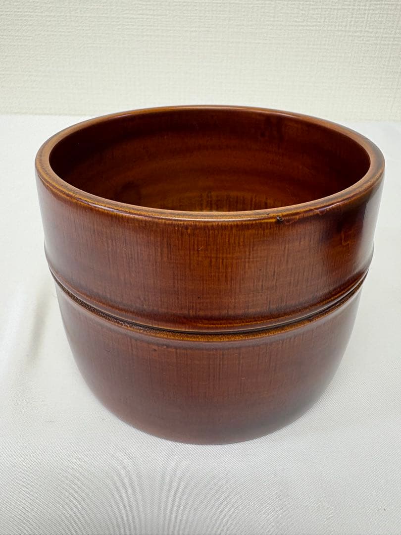 山中漆器　竹桶　ちらし