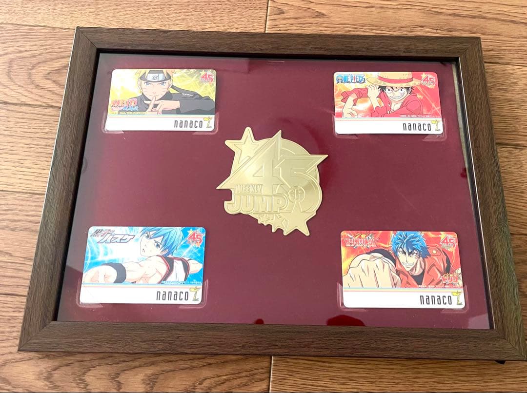 未使用　抽プレ　セブンイレブン　カード　ワンピース　NARUTO 等　4種