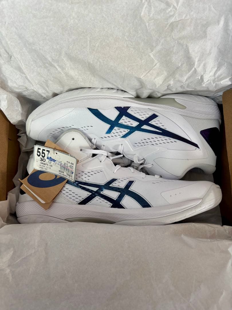 ASICS GELHOOP V15 30.0cm ホワイト/ネイビー
