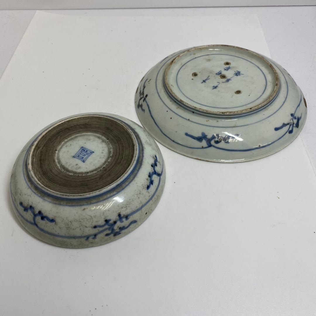 古伊万里　中皿・ふた茶碗　色々　東K7-1222④タニコ