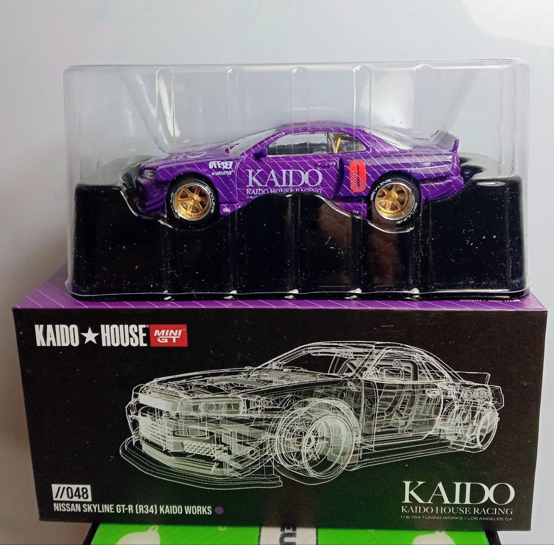 MINIGT KAIDOHOUSE1/64ニッサンスカイラインGT‐R(R34）