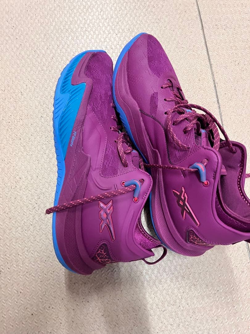 ASICS バスケットボールシューズ パープル