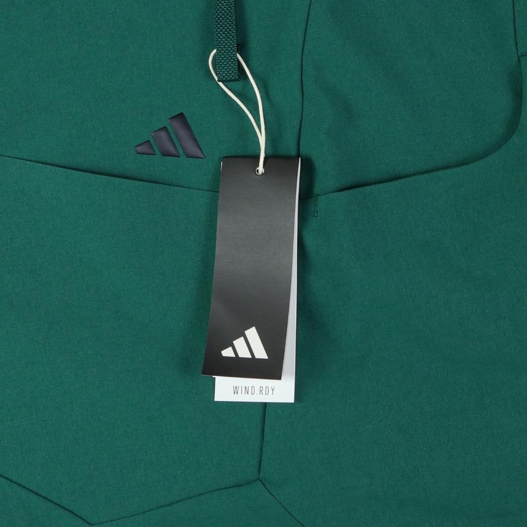 【100】秋冬 定価17,600円 アディダス ゴルフ 防風 アンクルパンツ 緑