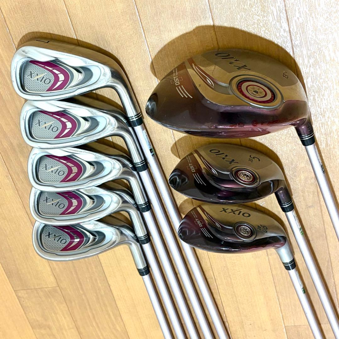 ゼクシオ９　XXIO レディースゴルフセット　フレックスL ボルドー