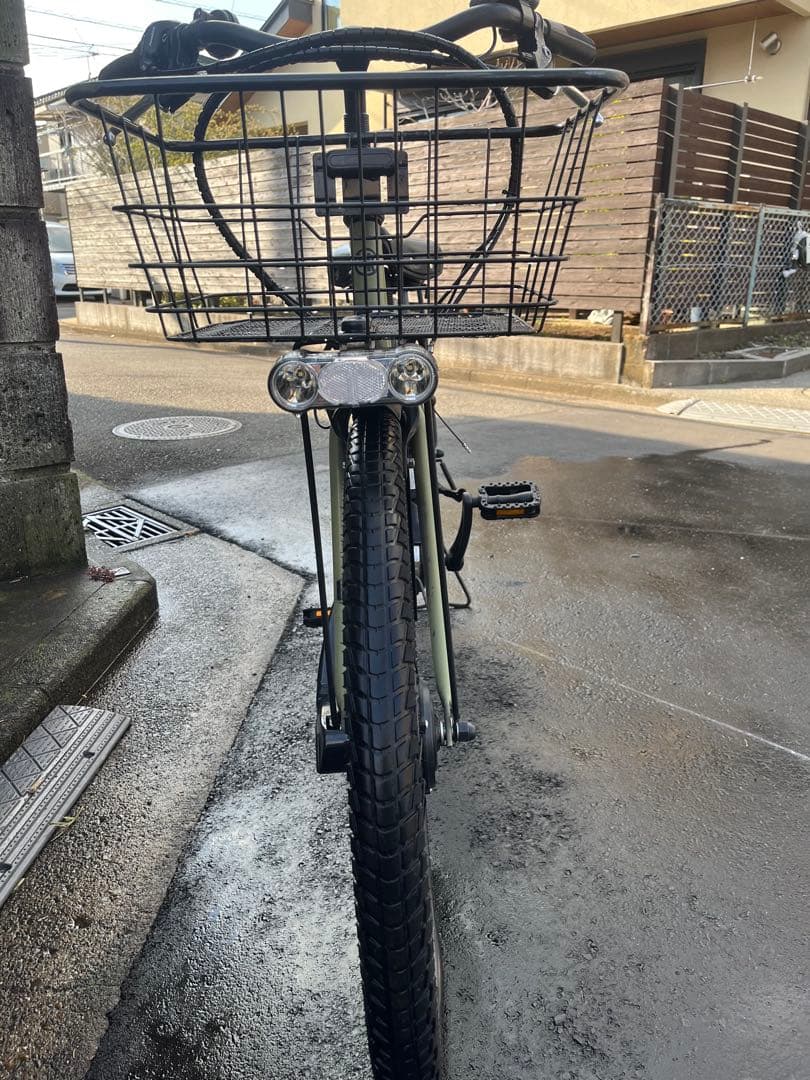 ウォンカ電動アシスト自転車 オリーブグリーン