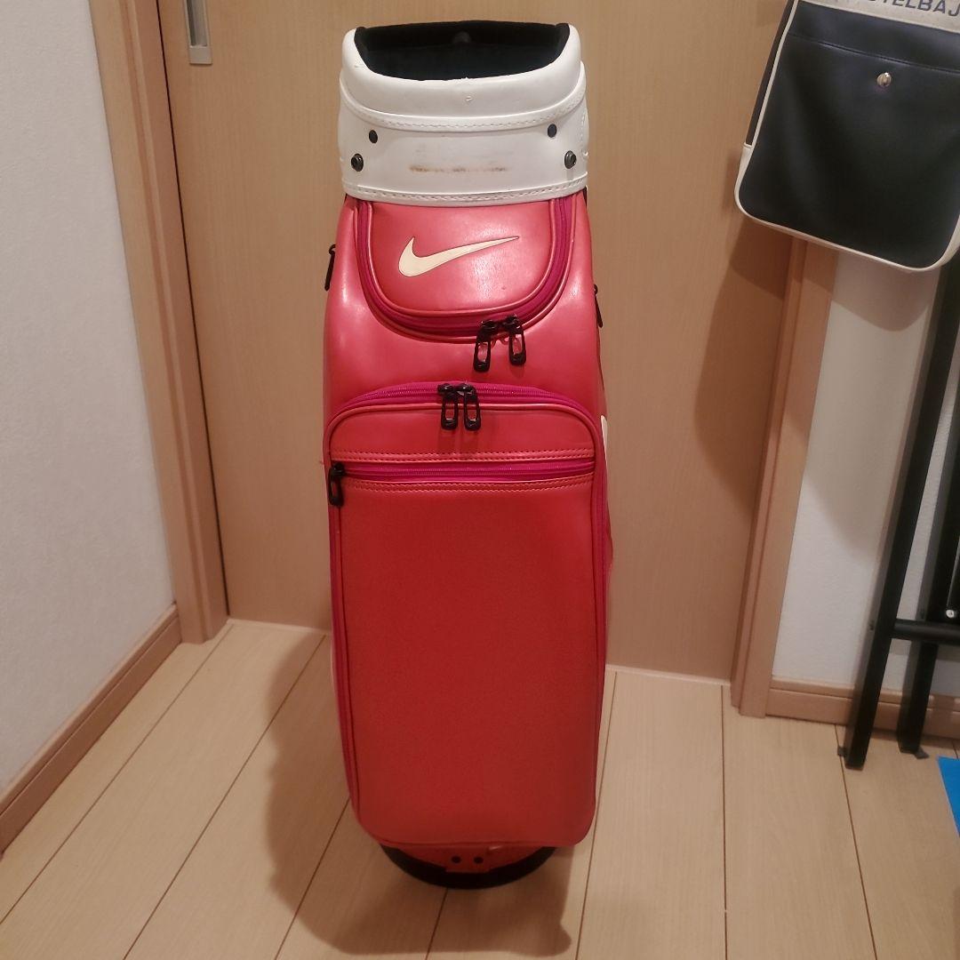 Nike キャディバッグ 赤白