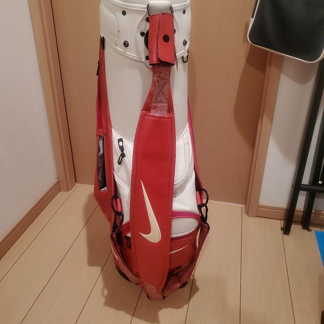 Nike キャディバッグ 赤白