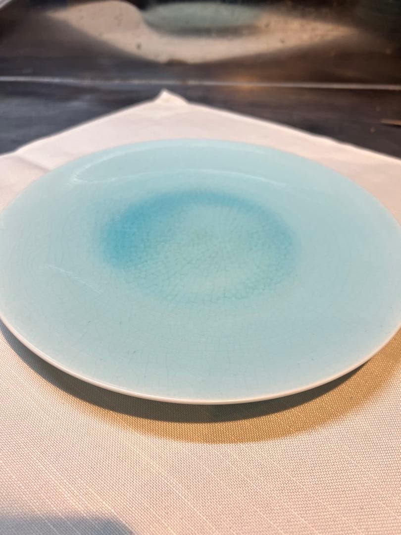 french.k.naru 大橋洋食器　アースカラーグレー3枚　ブルー5枚
