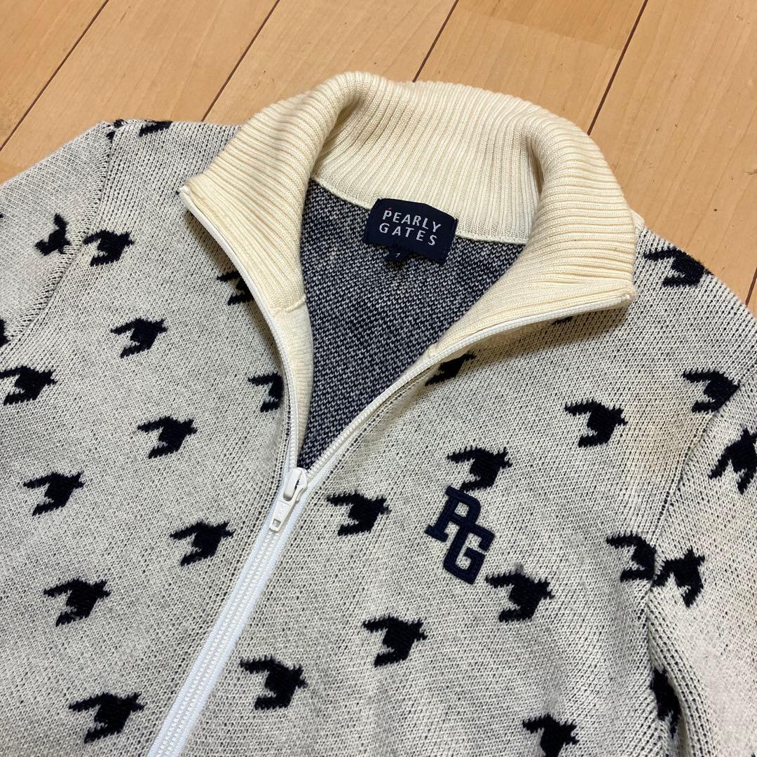 PEARLY GATESパーリーゲイツ　ニット　ジャケット　レディース　サイズ1