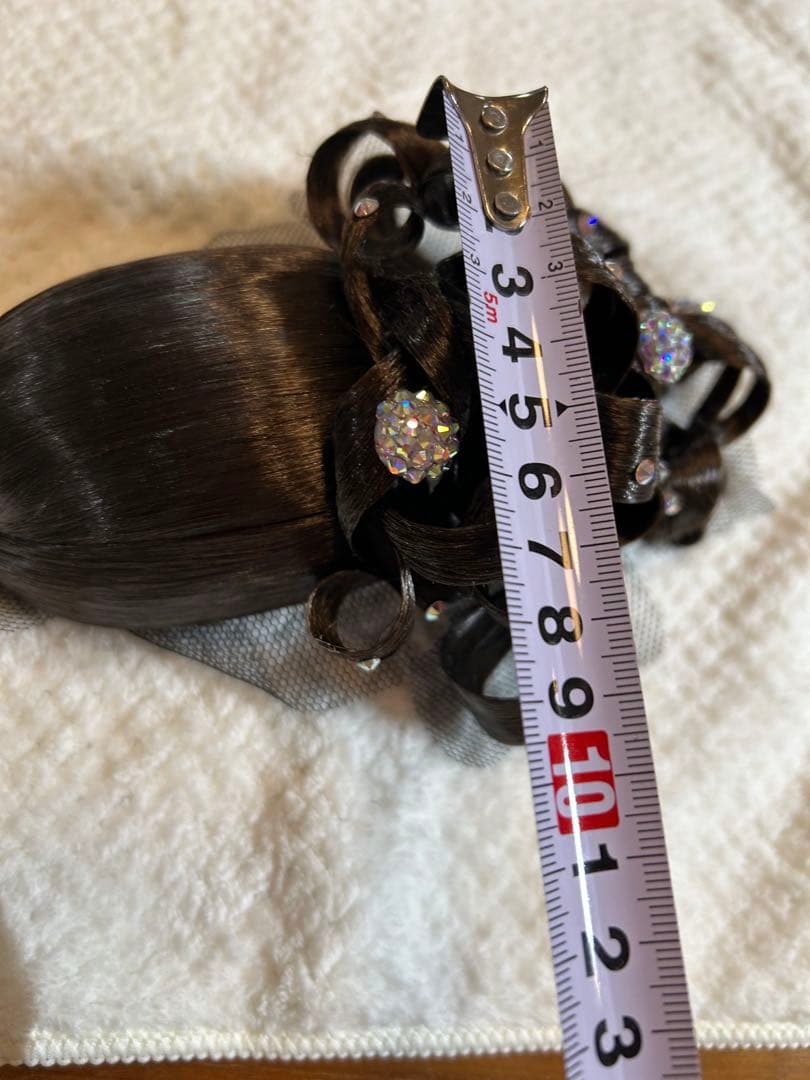 多美咲ヘアドレス雫型 ダークブラウン カールヘアアクセサリ67000→49999