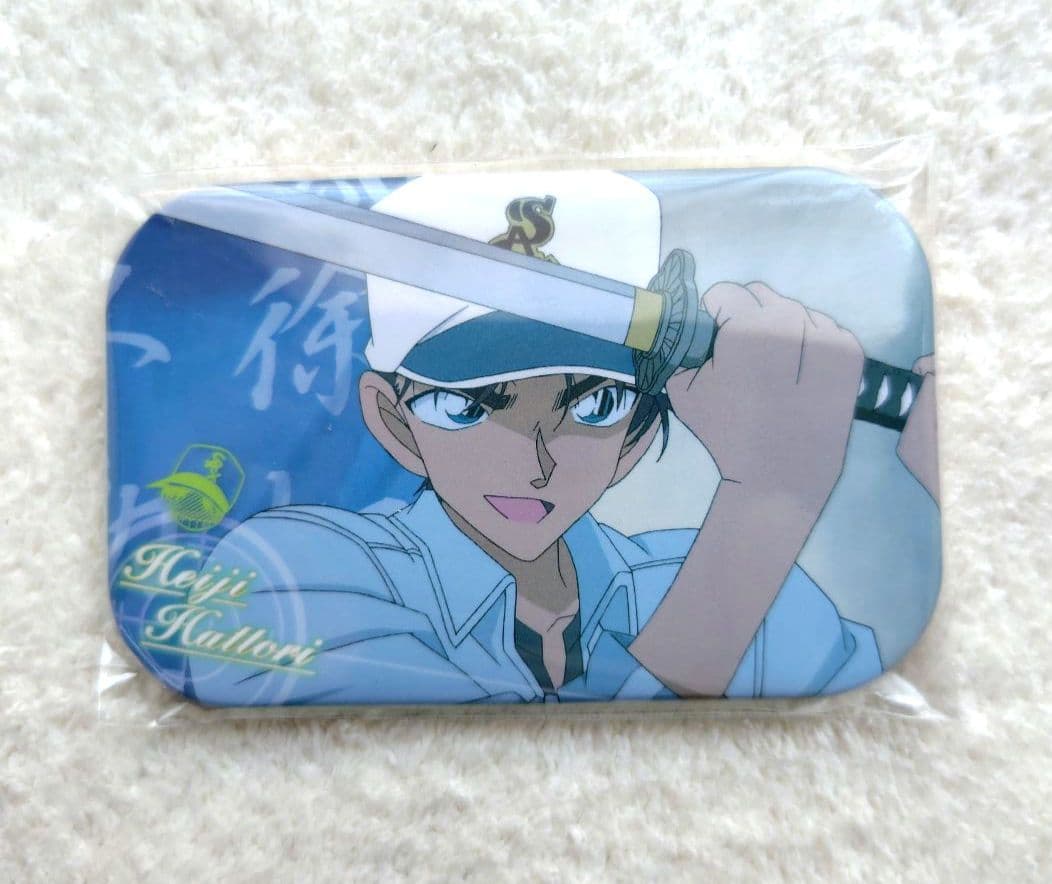 名探偵コナン まるかく缶バッチ2 服部平次 未開封 レア