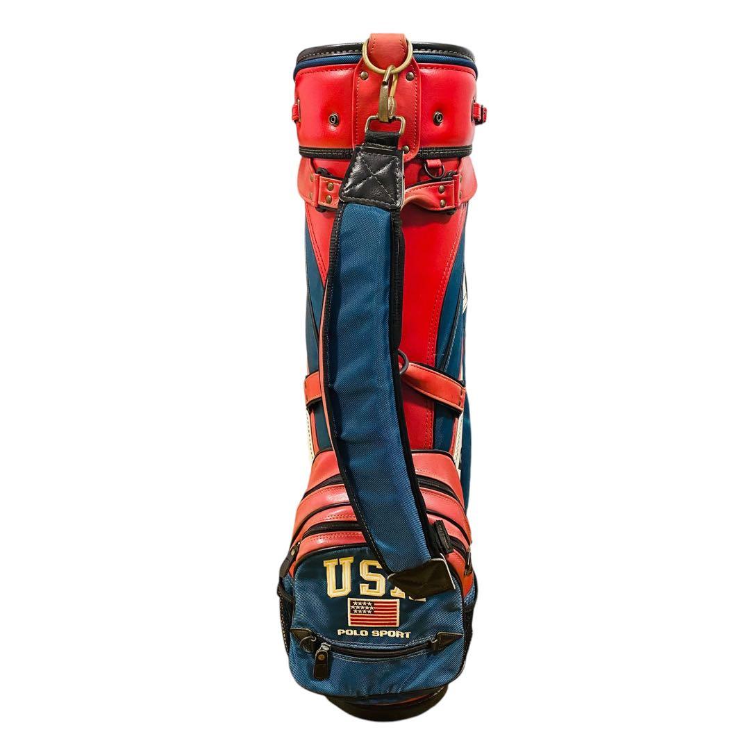 POLO SPORT ラルフローレン USA ゴルフバッグ　キャディバック