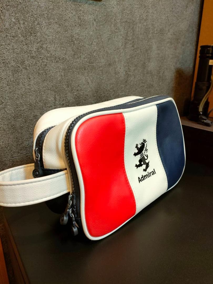【Admiralセット美品】キャディバッグ・ヘッドカバー・ポーチ・マーカー