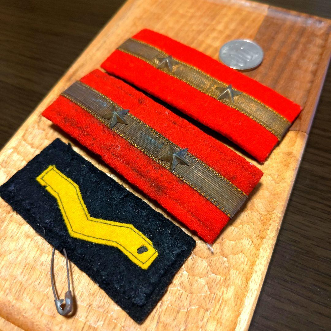 明治時代宝物本物旧日本陸軍日本軍軍曹 肩章(本物)星章など