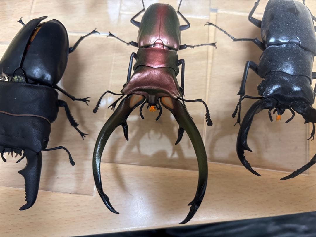 バンダイ　クワガタフィギュア　標本風　7種