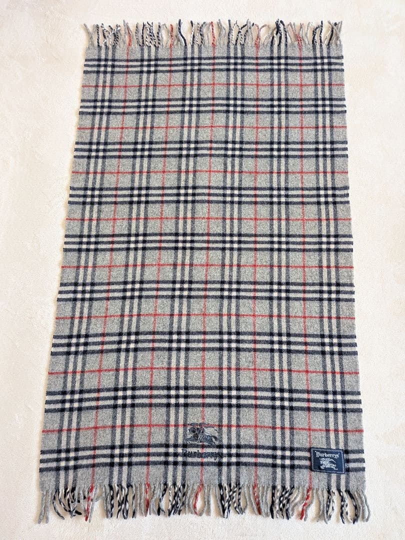 バーバリー　ブランケット ノバチェック　アウトドア　WOOL100%　即日発送