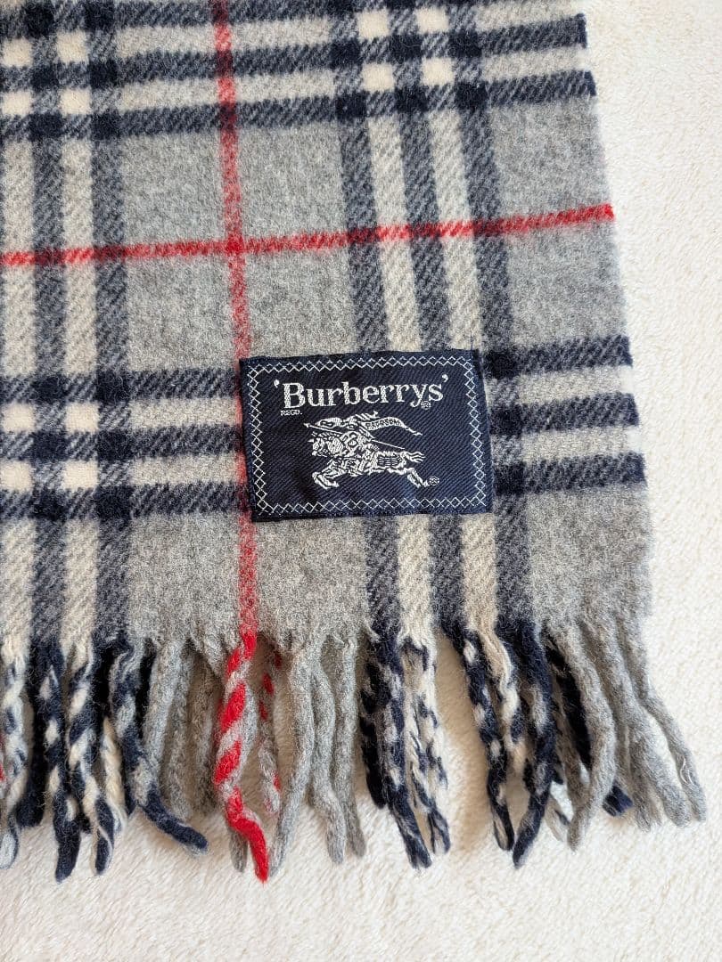 バーバリー　ブランケット ノバチェック　アウトドア　WOOL100%　即日発送