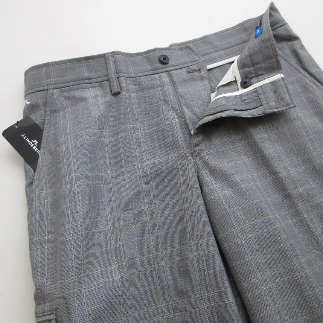 新品 J.LINDEBERG ジェイリンドバーグ チェック ハーフパンツ