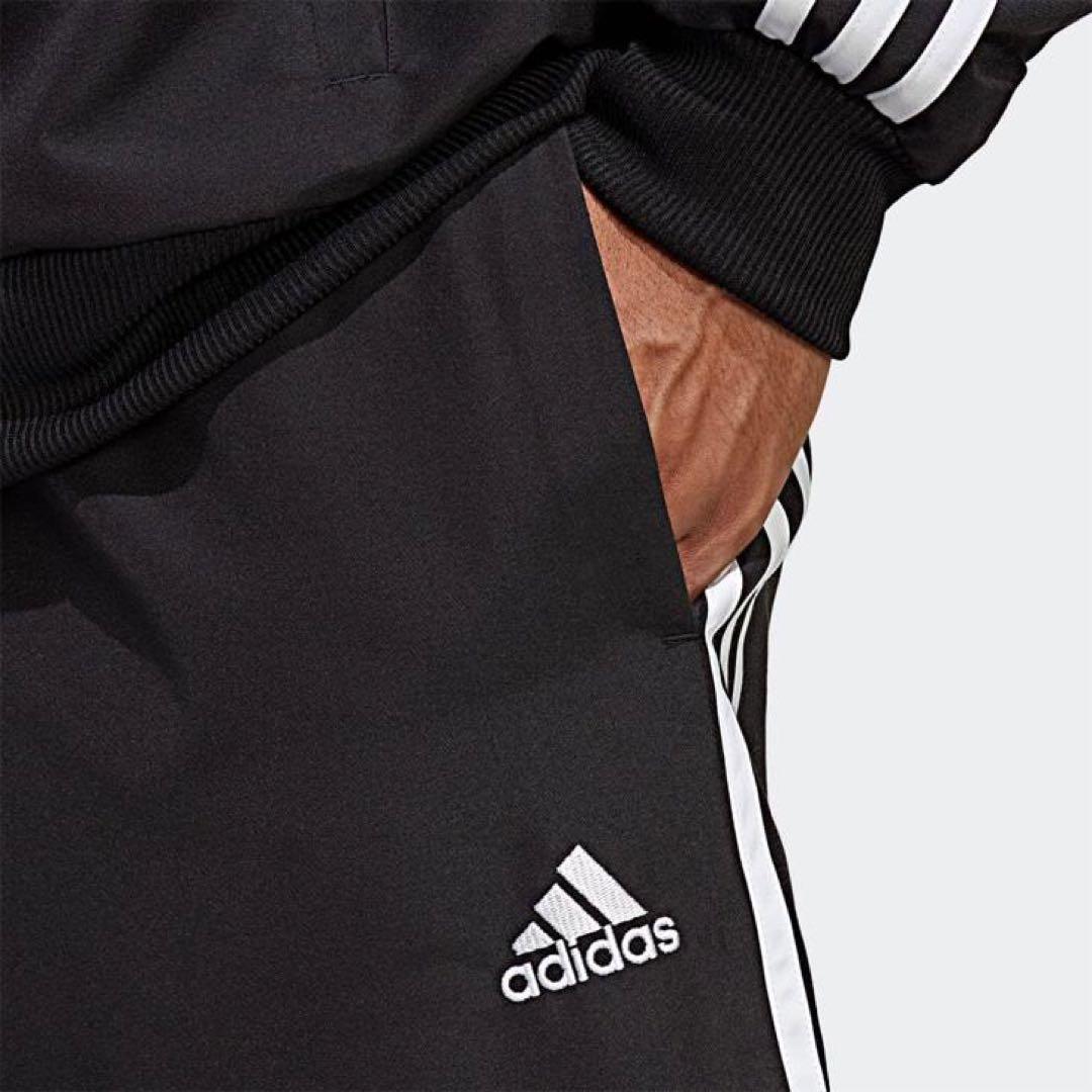 【adidas/アディダス】スリーストライプス ウーブントラックスーツ・L・黒