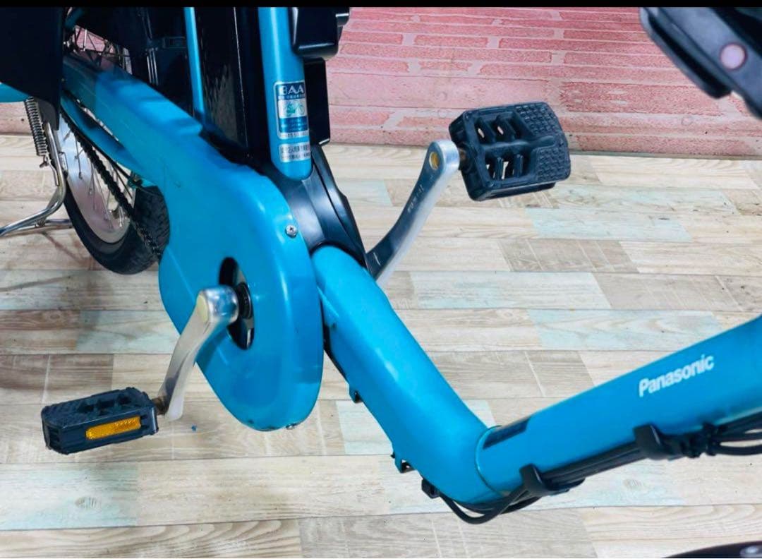 K2052 電動自転車パナソニック子供乗せ 20インチ 8Ah ブルー
