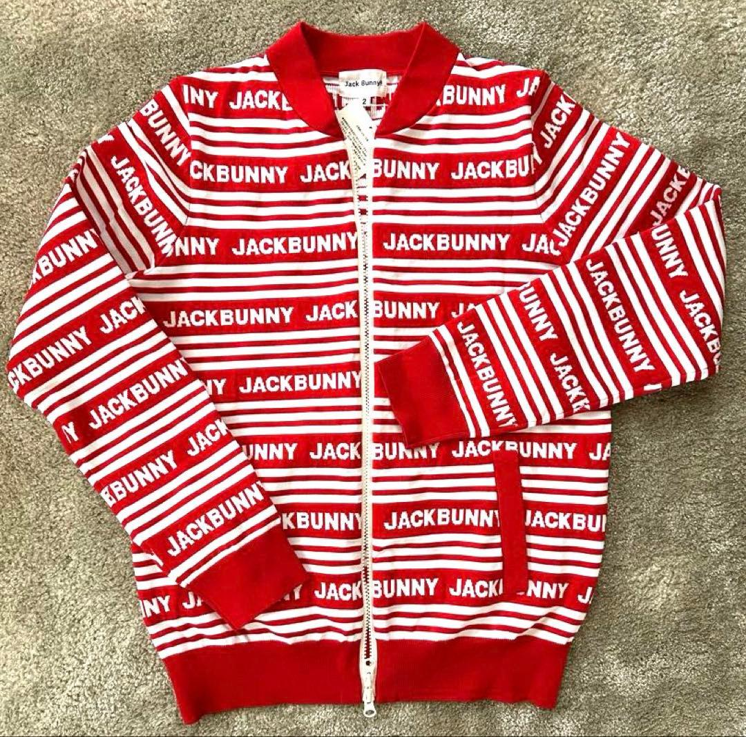 新品未使用★JACKBUNNY ストライプ カーディガン　サイズ2