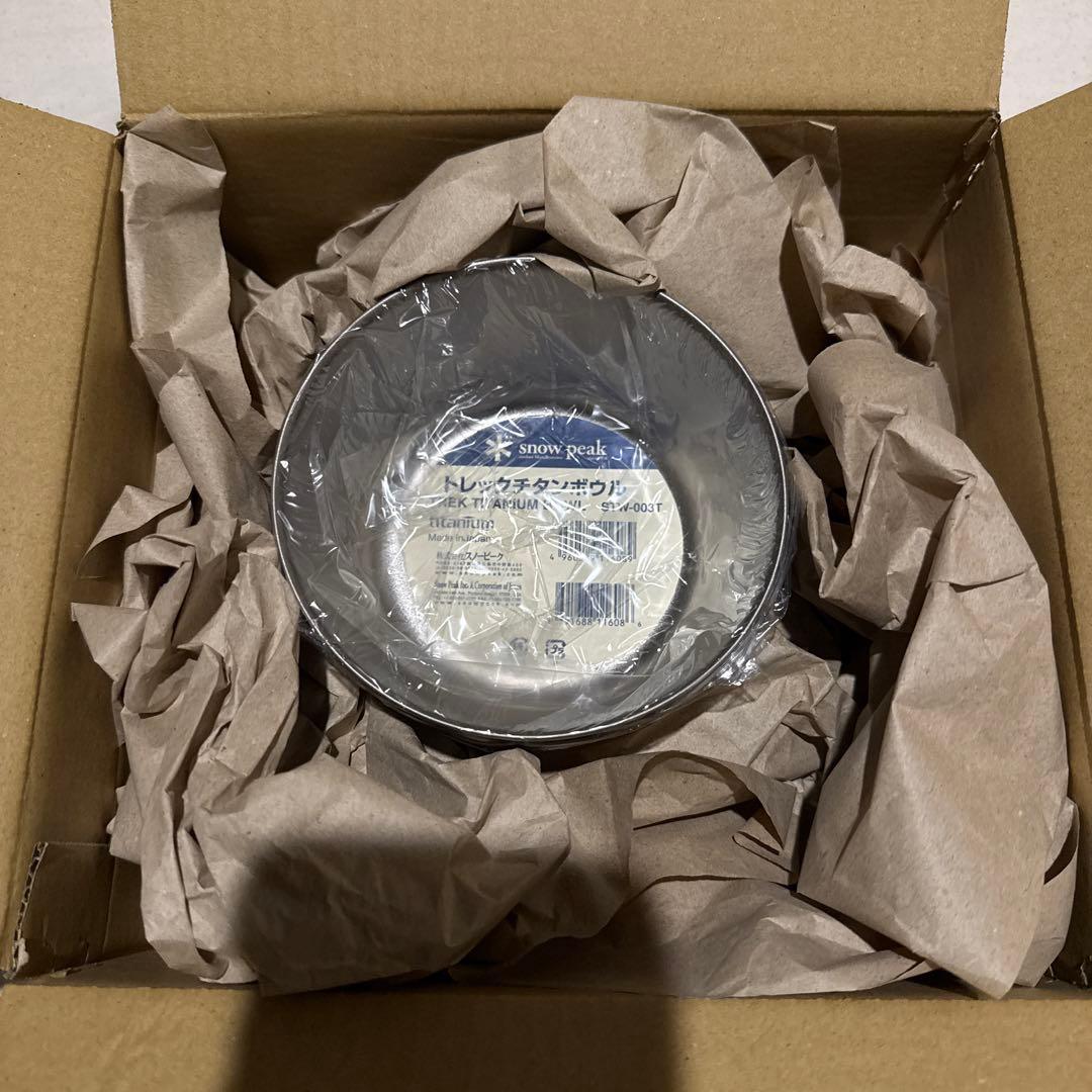 廃盤品  Peak Trek Titanium Bowl 4個セット
