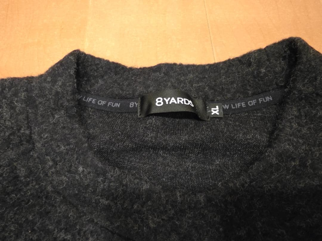 8YARDS　ボアフリース　セーター　XL　未使用品