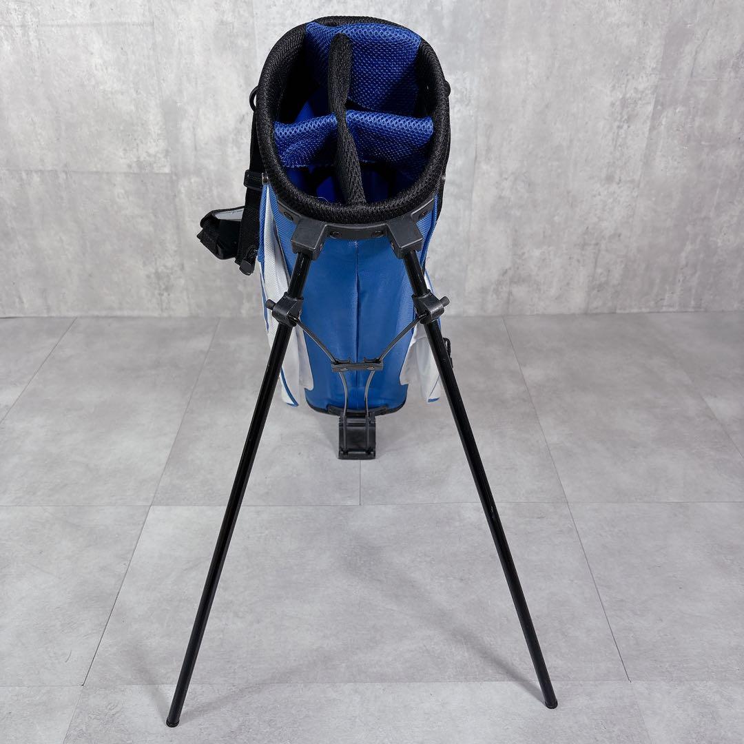 T455 Callaway XJ ジュニア キャディバッグ 単品 スタンド 青白