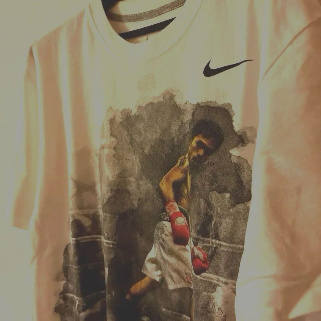 美品　伝説の試合　希少　ナイキ　ドライフィット　　パッキャオ　Tシャツ　S