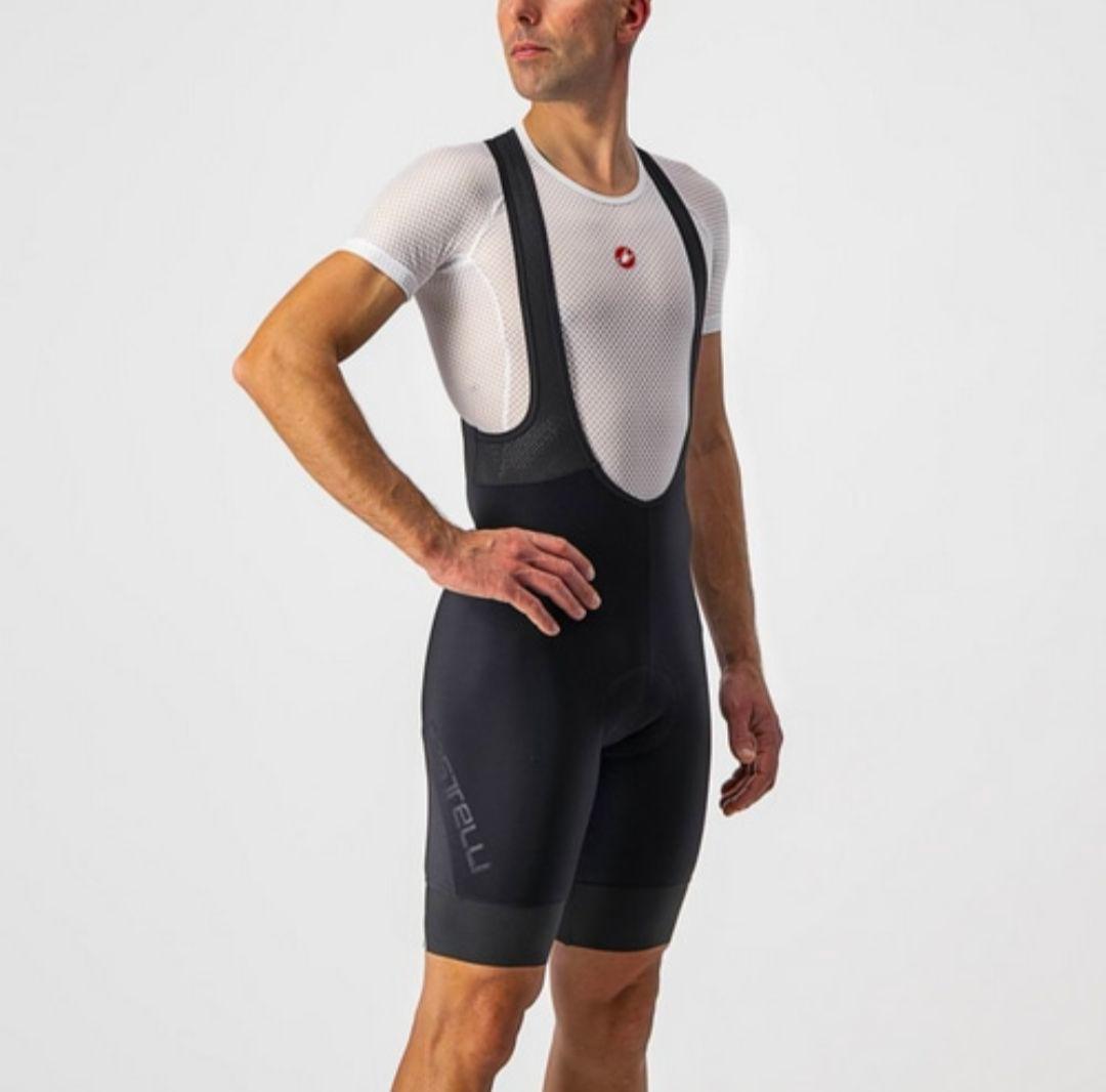 裏起毛CASTELLI ビブショーツ TUTTO NANO BIBSHORT L
