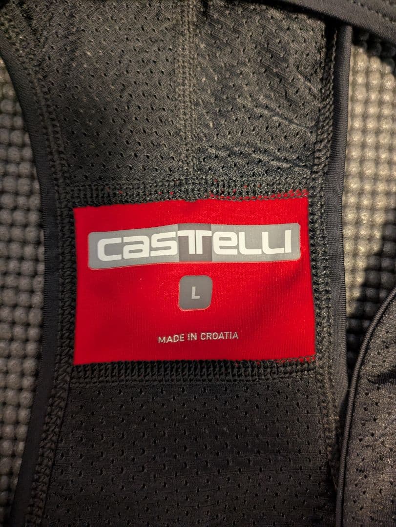 裏起毛CASTELLI ビブショーツ TUTTO NANO BIBSHORT L