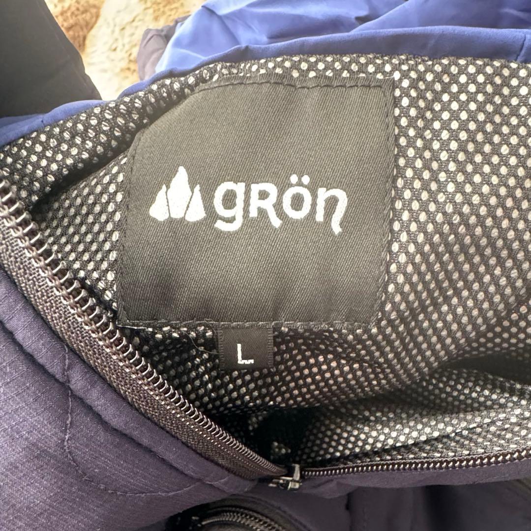 gRon グローン 着る寝袋モモンガ ネイビー L