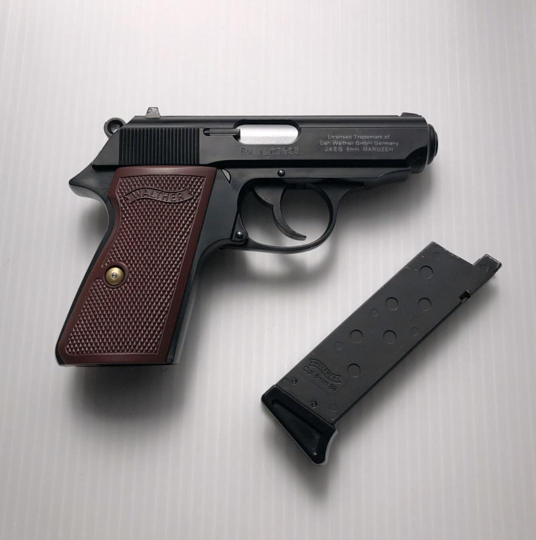【美品】マルゼン　ワルサーPPK/sガスブローバック