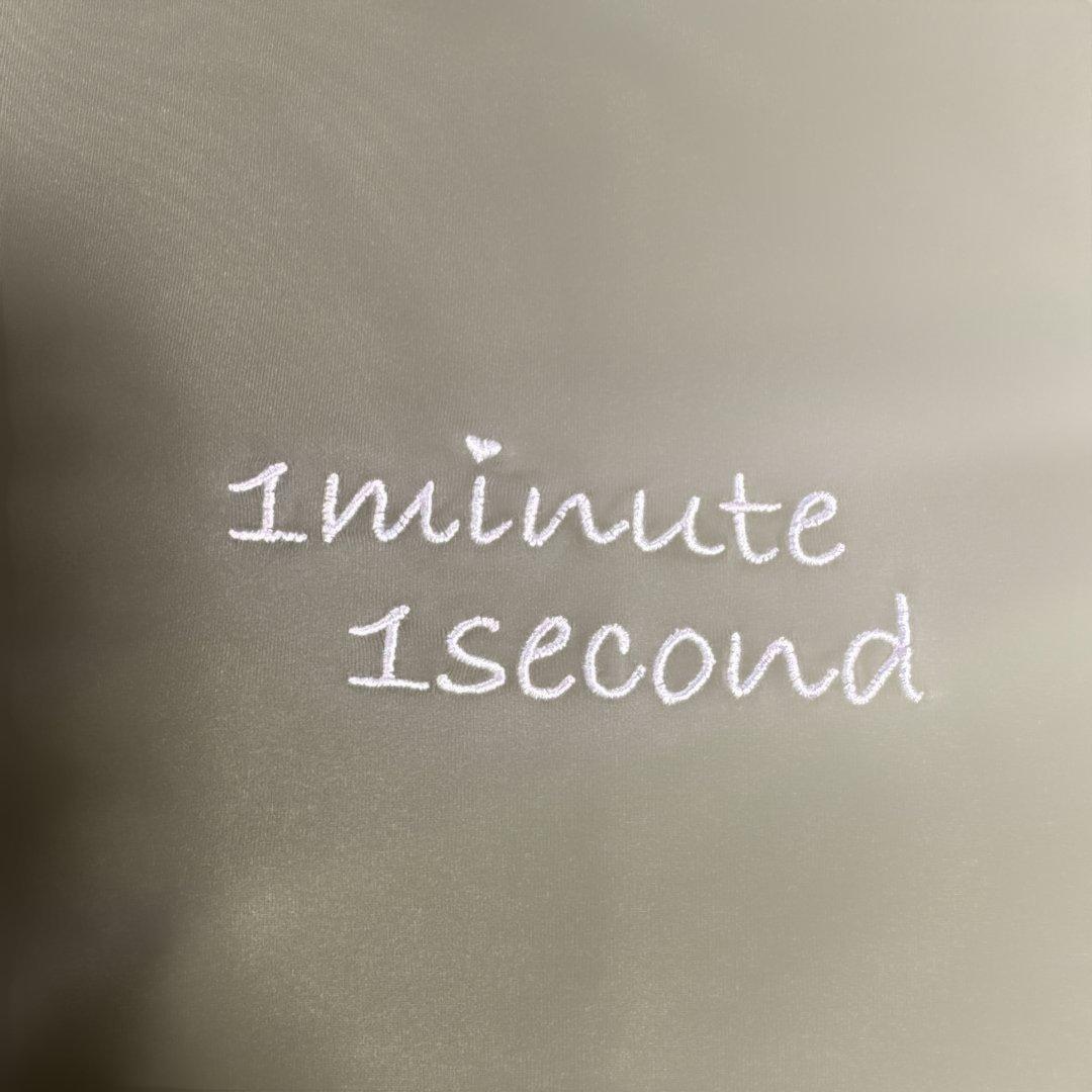 1minute1secondモックネックTシャツ(1M25N160)